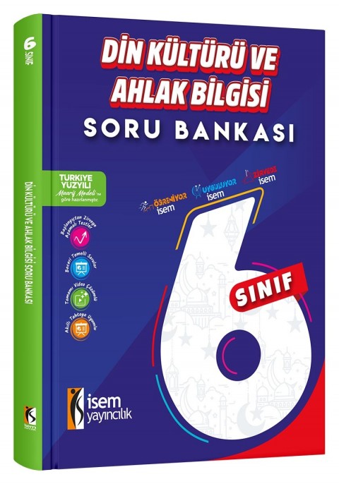 İsem Yayıncılık 6.Sınıf Din Kültürü ve Ahlak Bilgisi Soru Bankası