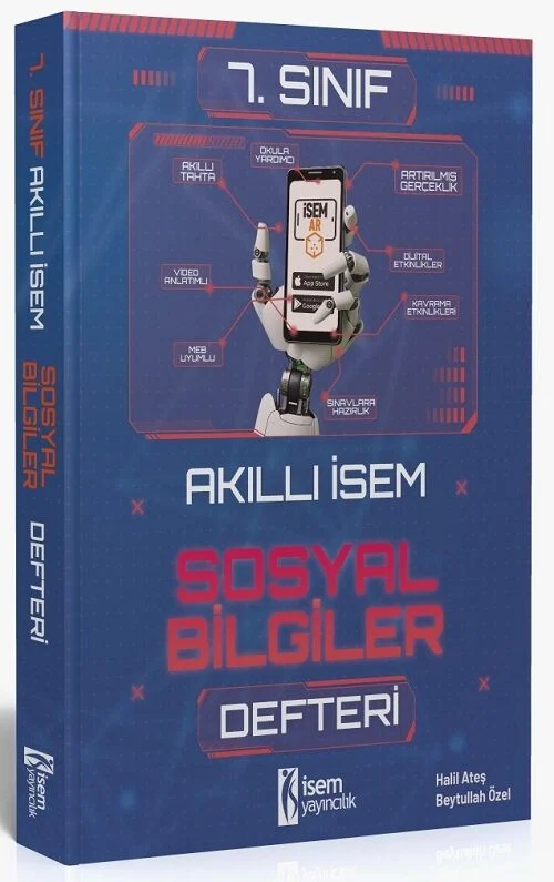 İsem Yayıncılık 7. Sınıf Akıllı İsem Sosyal Bilgiler Defteri
