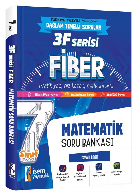 İSEM YAY. 7.SINIF FİBER MATEMATİK SORU BANKASI