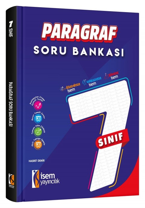 İsem Yayıncılık 7.Sınıf Paragraf Soru Bankası
