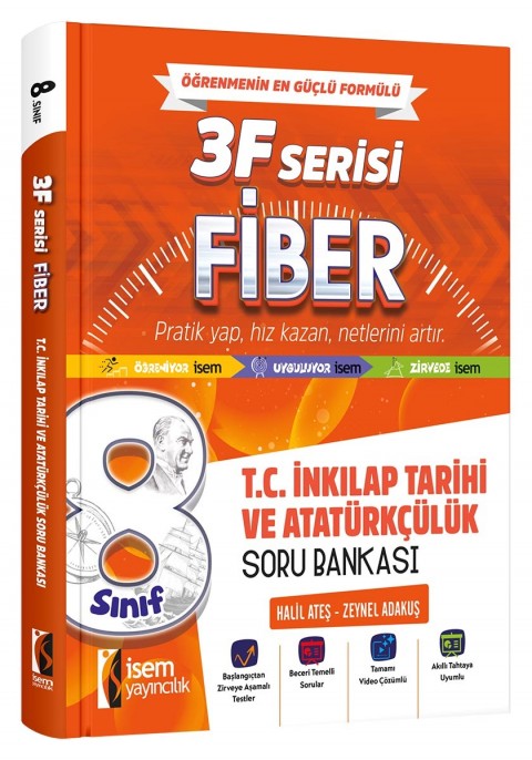 İSEM YAY. 8.SINIF FİBER İNKILAP T. SORU BANKASI