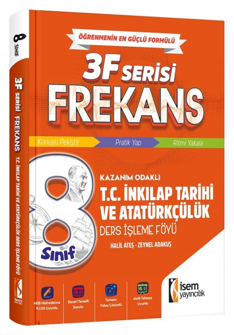 İSEM YAY. 8.SINIF FREKANS İNKILAP T. DERS İŞLEME FÖYÜ