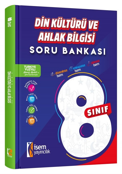 İsem Yayıncılık 8.Sınıf Din Kültürü ve Ahlak Bilgisi Soru Bankası