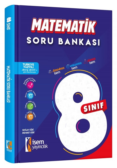 İsem Yayıncılık 8.Sınıf Matematik Soru Bankası