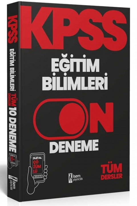 İsem Yayınları 2025 KPSS Eğitim Bilimleri 10 Paket Deneme Dijital Çözümlü