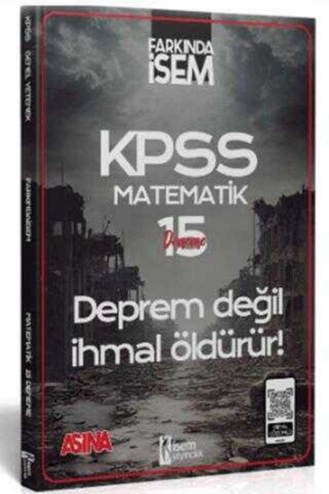 İsem Yayınları 2025 KPSS Matematik Aşina Farkında İsem 15 Deneme