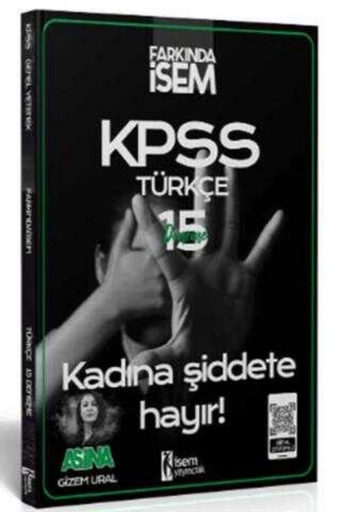 İsem Yayınları 2025 KPSS Türkçe Aşina Farkında İsem 15 Deneme