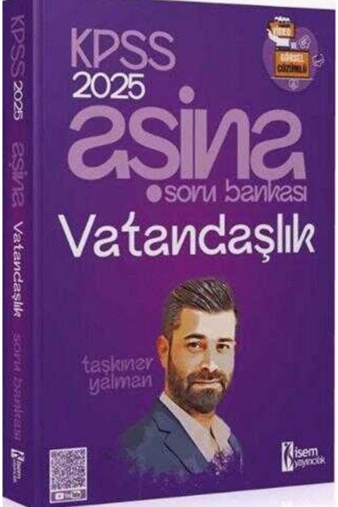 İsem Yayınları 2025 KPSS Vatandaşlık Aşina Soru Bankası Çözümlü