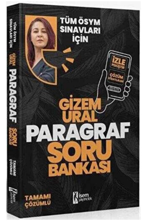 İsem Yayınları 2025 Tüm ÖSYM Sınavları İçin Paragraf Soru Bankası