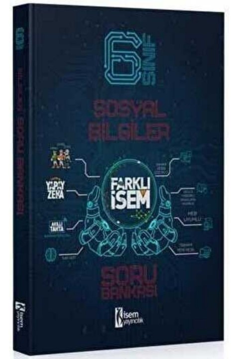 İsem Yayınları 6. Sınıf Farklı İsem Sosyal Bilgiler Soru Bankası