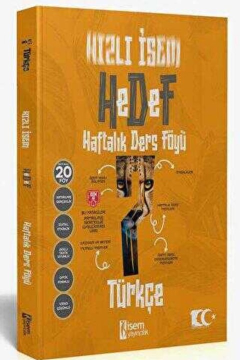 İsem Yayınları 7. Sınıf Türkçe Haftalık Ders Föyü