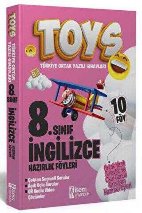 İsem Yayınları 8. Sınıf İngilizce TOYS Hazırlık Föyleri