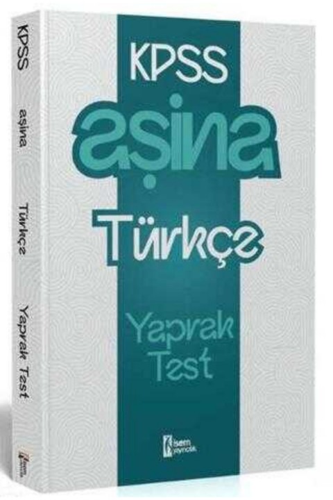 İsem Yayınları KPSS Türkçe Aşina Yaprak Test