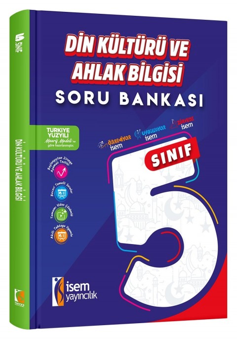 İsem Yayıncılık 5.Sınıf Din Kültürü ve Ahlak Bilgisi Soru Bankası