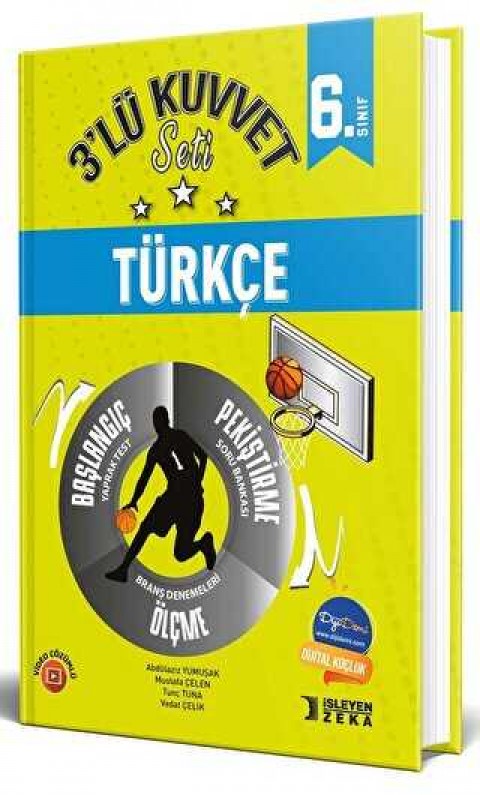 İşleyen Zeka Yayınları 6. Sınıf Türkçe Kuvvet Serisi Branş Denemeleri İşleyen Zeka