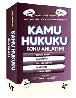 KPSS A Grubu Kamu Hukuku Konu Anlatımı