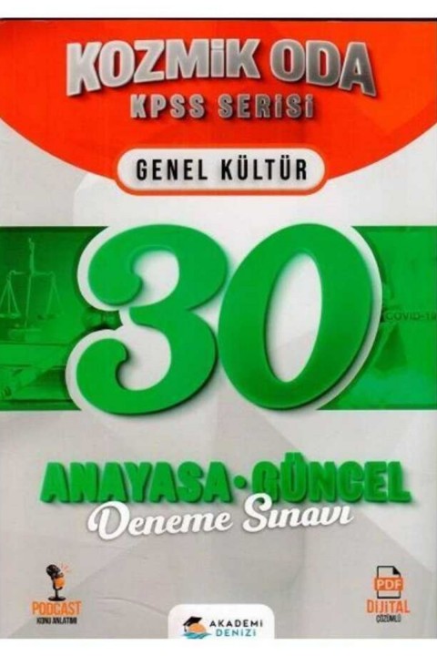 KPSS Kozmik Oda Anayasa Güncel 30 Deneme