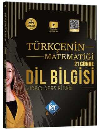 KR Akademi Yayınları Gamze Hoca Türkçenin Matematiği Tüm Sınavlar İçin 21 Günde Dil Bilgisi Video Ders Kitabı
