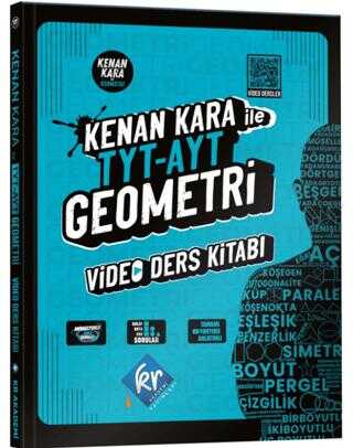 KR Akademi Yayınları Kenan Kara İle TYT-AYT Geometri Video Ders Kitabı