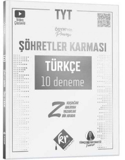 KR Akademi Yayınları TYT Şöhretler Karması Türkçe 10 Deneme