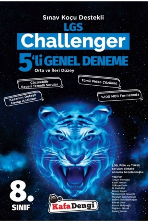 Kafa Dengi Yayınları 8. Sınıf LGS Challenger 5 li Genel Deneme