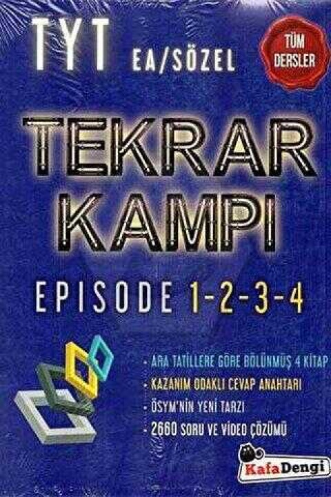 Kafa Dengi Yayınları YKS TYT Tüm Dersler Sözel-Eşit Ağırlık Tekrar Kampı