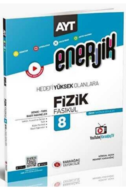 Karaağaç Yayınları AYT Enerjik Fizik Fasikülleri 8 Karaağaç Yayınları AYT Enerjik Fizik Fasikülleri 8
