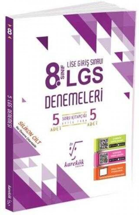 Karekök Yayıncılık 8. Sınıf LGS Denemeleri 5`li