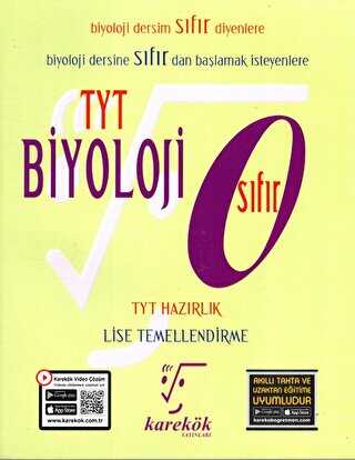 Karekök Yayıncılık TYT Biyoloji Sıfıra
