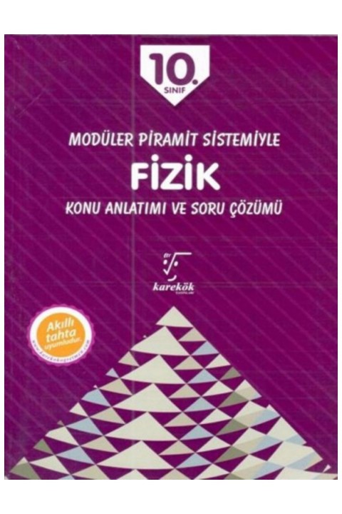 Karekök Yayınları 10. Sınıf Modüler Piramit Sistemiyle Fizik Konu Anlatımı ve Soru Çözümü