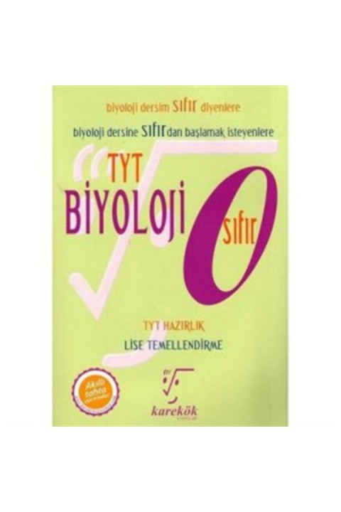 Karekök Yayınları TYT Biyoloji Sıfır
