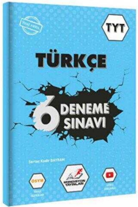 Kondisyon Yayınları YKS TYT Türkçe 6 Deneme Sınavı