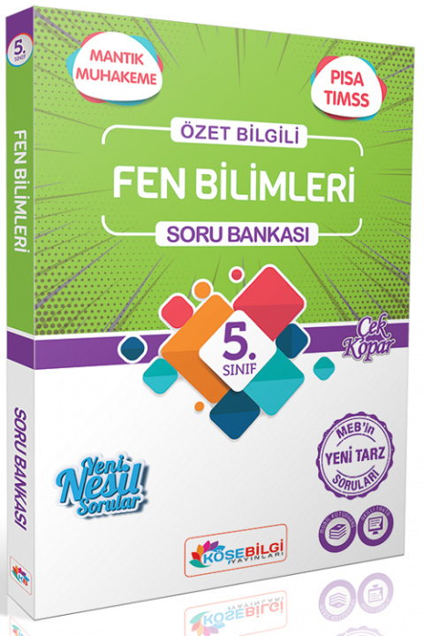Köşe bilgi Yayınları 5. Sınıf Fen Bilimleri Soru Bankası