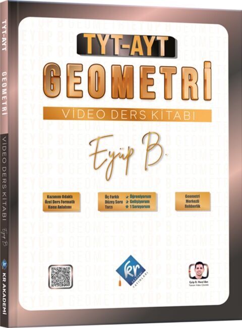 Kr Akademi Yayınları Eyüp B. TYT AYT Geometri Video Ders Kitabı