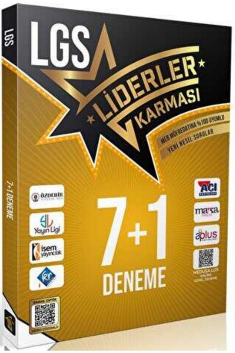 Liderler Karması Yayınları Liderler Karması 2023 LGS 7+1 Deneme Seti