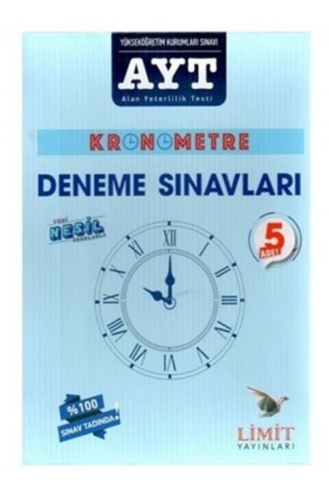 Limit Yayınları AYT Kronometre Deneme Sınavları