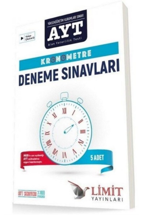 Limit Yayınları AYT Kronometre Deneme Sınavları