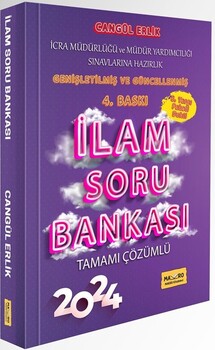 Makro Kitabevi 2024 İLAM İcra Müdürlüğü ve Müdür Yardımcılığı Sınavlarına Soru Bankası 4. Baskı