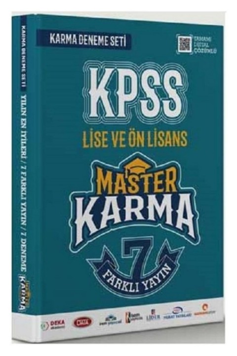 Master Karma KPSS Lise ve Ön Lisans 7 Farklı Yayın Deneme Seti