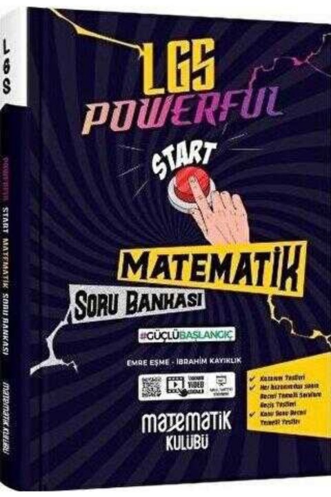 Matematik Kulübü 8. Sınıf LGS Powerful Start Matematik Soru Bankası