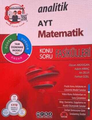 Merkez Yayınları AYT Matematik Analitik Konu Soru Fasikülleri