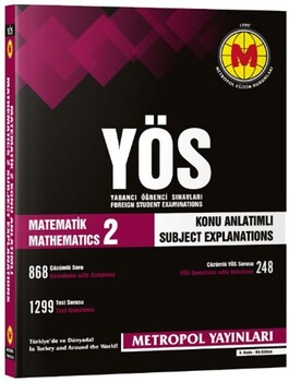 Metropol Yayınları YÖS Matematik 2 Örnek Çözümlü Konu Anlatımlı