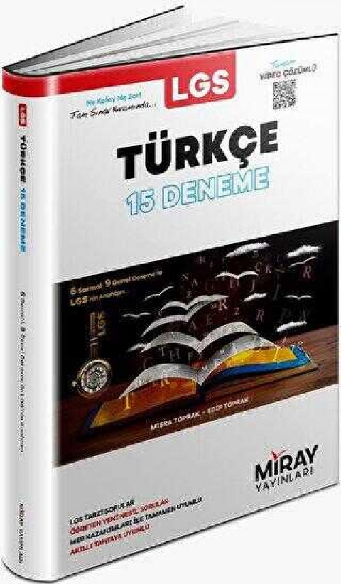 Miray Yayınları 8. Sınıf Türkçe 15 Deneme