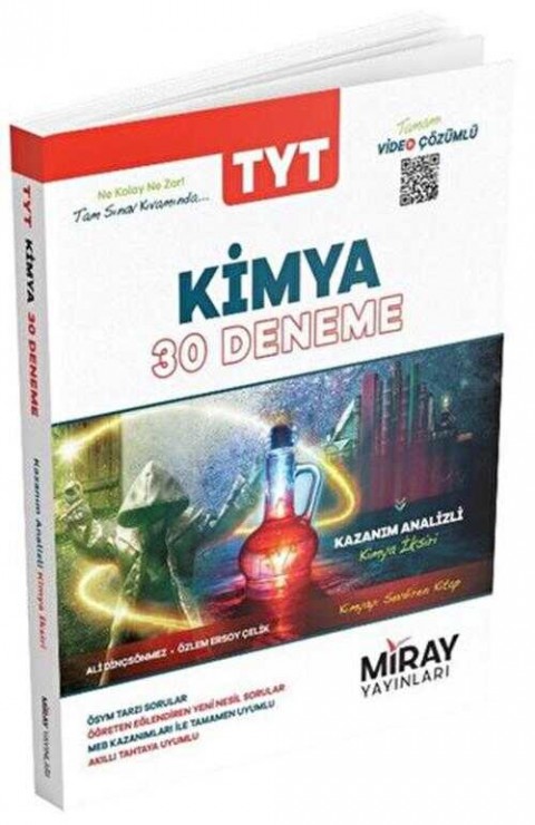 Miray Yayınları TYT Kimya 30 Deneme Video Çözümlü