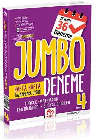 Model Eğitim Yayıncılık 4.Sınıf Jumbo Tüm Dersler Deneme