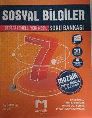 Mozaik Yayınları 7. Sınıf Sosyal Bilgiler Soru Bankası