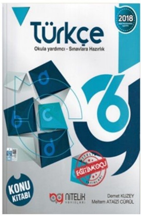 Nitelik Yayınları 6. Sınıf Türkçe Konu Anlatım Kitabı