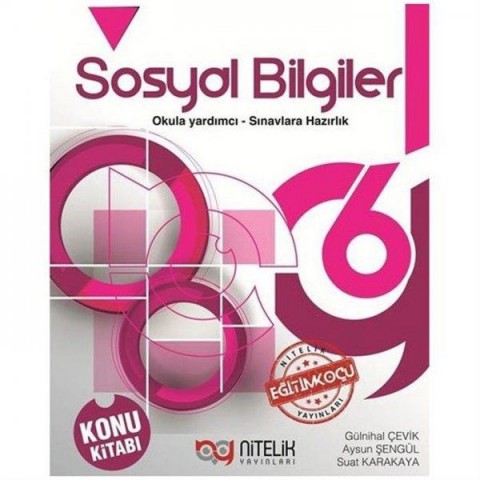 Nitelik Yayınları 6.Sınıf Sosyal Bilgiler Konu Kitabı
