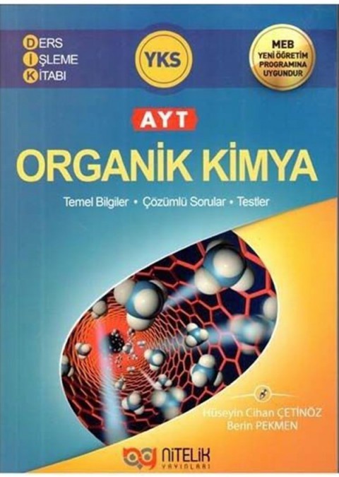 Nitelik Yayınları AYT Organik Kimya Ders İşleme Kitabı