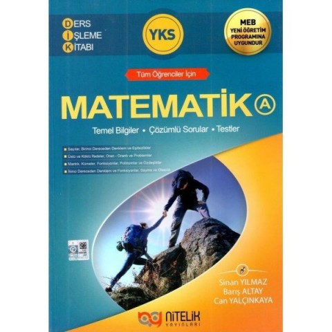 YKS Tüm Öğrenciler İçin Matematik A Ders İşleme Kitabı Nitelik Yayınları